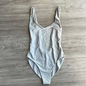 Jade Swim Silver one piece - small